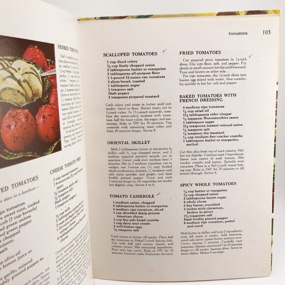 BETTER HOMES & GARDENS Vegetable Cookbook ~ Vintage 1950s 1960s recipes book - Picture 15 of 16